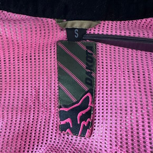 Fox Dakota Green Camo/ Pink Racing Jacket Size Small - Picture 3 of 16